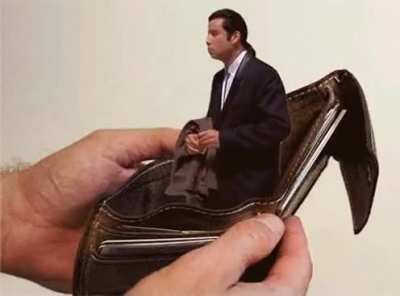 My wallet the day after payday