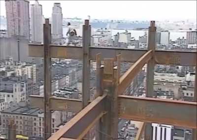 This is Albert Stalk in the 1980's. He's known as "Eiffel Al" since he was the first person in the world to climb the Eiffel tower without any safety gear on February 16, 1990.