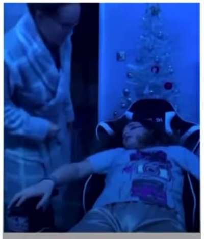 To fake sleep