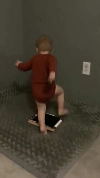 My nephew eats the wall. (He’s ok)