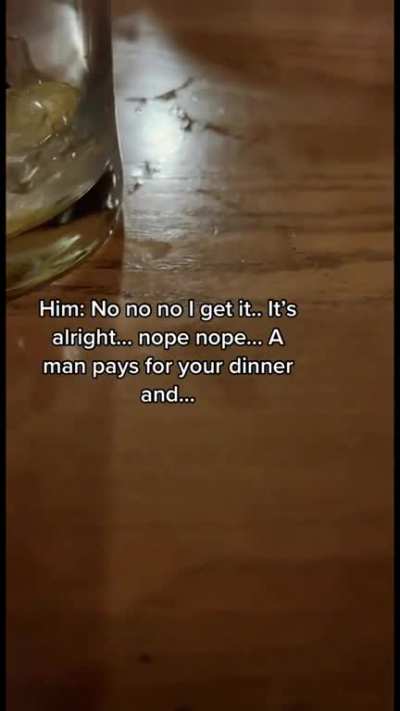 Dude changed his mind quickly at the end