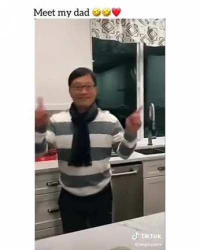 Meet her dad.