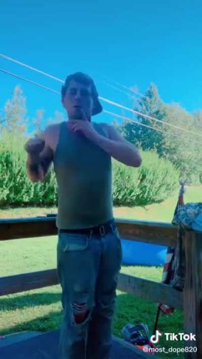 This guy walks up to your woman in the club and starts doing this. Did you lose you girl?