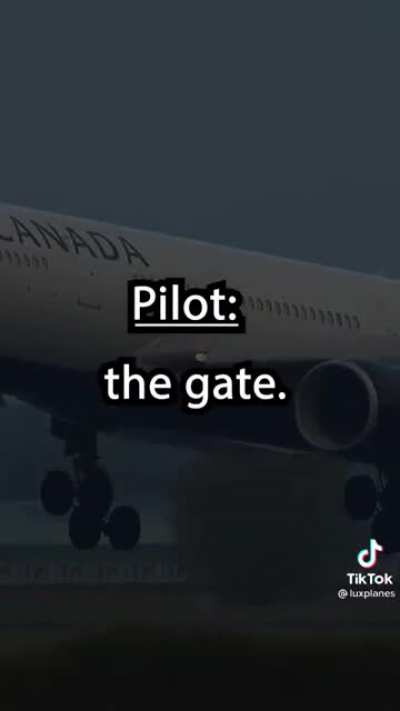 Pilot makes announcement on wrong frequency