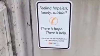 It's a sign.