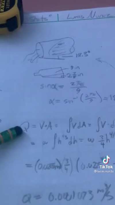 He did the math!