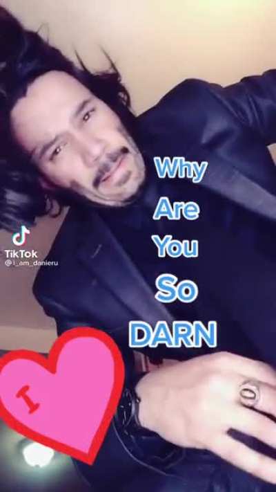 Happy Valentine’s Day from TikTok Keanu.