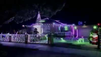 Christmas lights in Australia