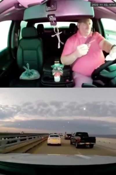Pink Shirt dude gives ZERO f*cks?