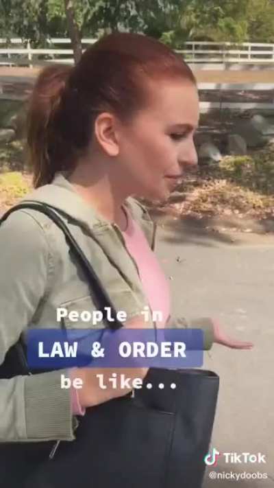 Witnesses on cop shows