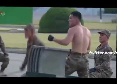 North Korea military "show of force" propaganda video