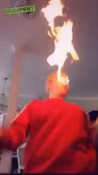 Trying to breath fire