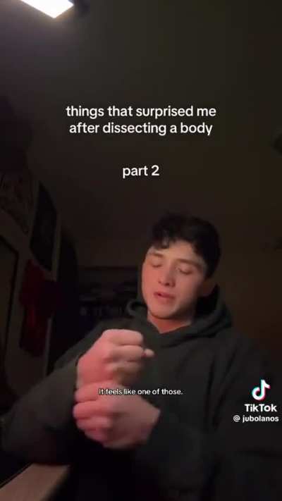 I look forward to his videos of him sharing what he's learned in medical school.