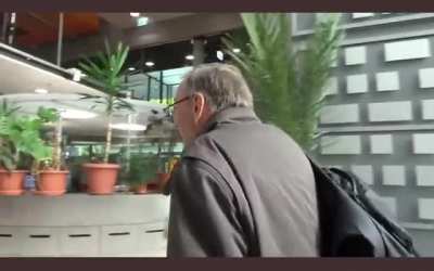 First day to work after winning the Nobel Prize for medicine