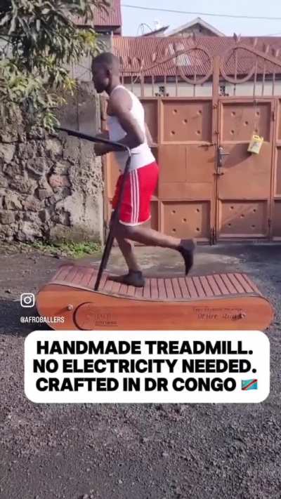 Finely crafted handmade treadmill
