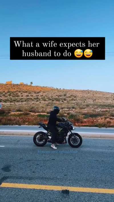 Wife expectations...