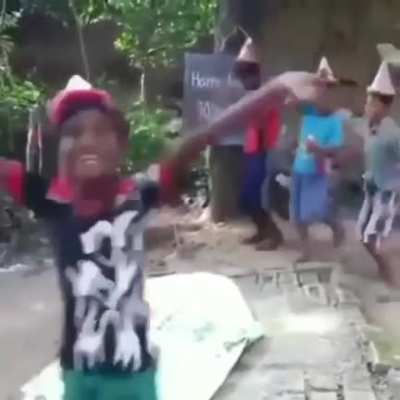 Kids singing Happy Birthday ???