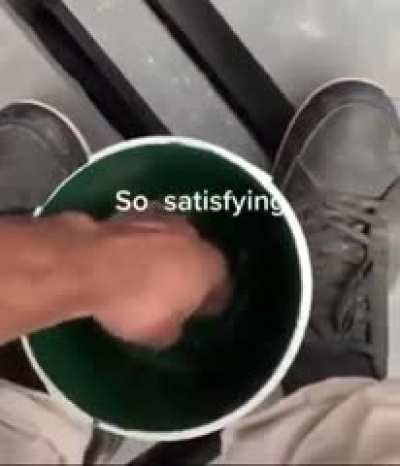 Peeling off some paint