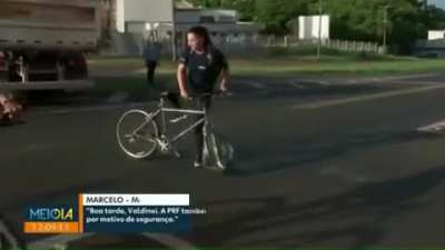 Oblivious girl almost dies twice in a row - on live TV