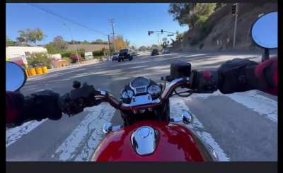Perfect weather for a ride