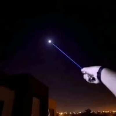He blew up the moon ??
