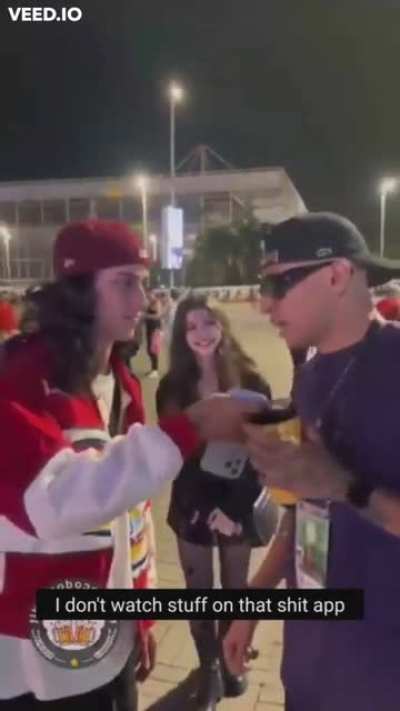 That's my man!! He really said "I don't give a fuck" and walked away ?