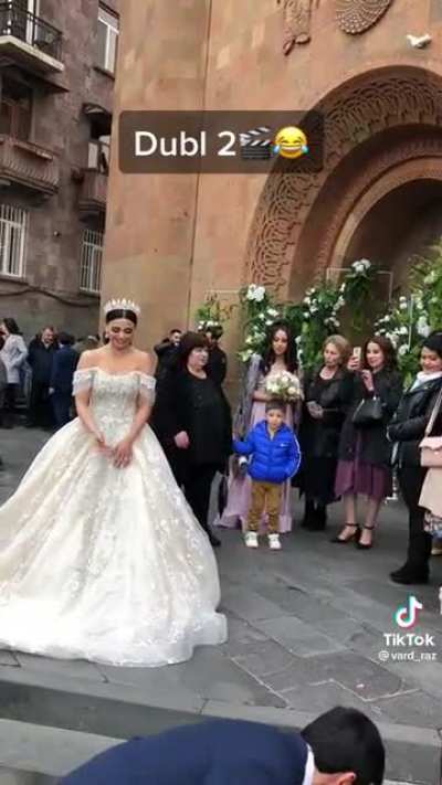 the kiss he gave her at the end.?