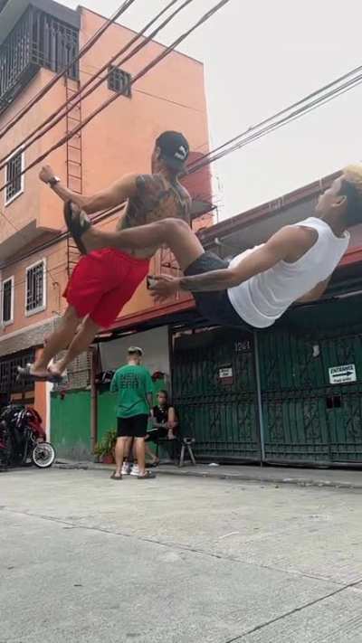 I wonder how long does a person have to practice in order to back flip over another person with out falling on them.?