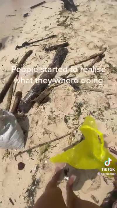 Beach clean