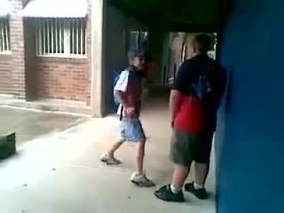 WCGW bullying someone bigger than you