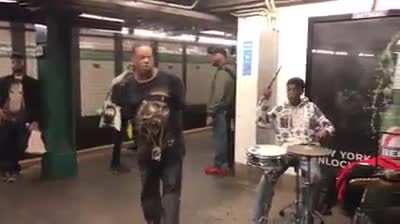 "If you don't know me by now" on New York Subway