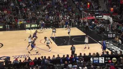 [Highlight] A "flurry of turnovers" in the Wolves @ Clippers game