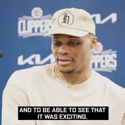 [Highlight] A fan showed up with eight Westbrook jerseys and left the arena with nine. "I don’t take any people that support me for granted." -Russell Westbrook