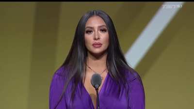 [Highlight] Vanessa at Kobe Bryant HOF Induction: "You did it. You're in the Hall of Fame now. You're a true champ. You're not just an MVP. You're an all-time great. I'm so proud of you. I love you forever and always. Kobe Bean Bryant."