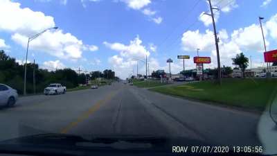This idiot was triggered I passed him, so he sideswiped me. Thanks to the dashcam his insurance accepted full liability.