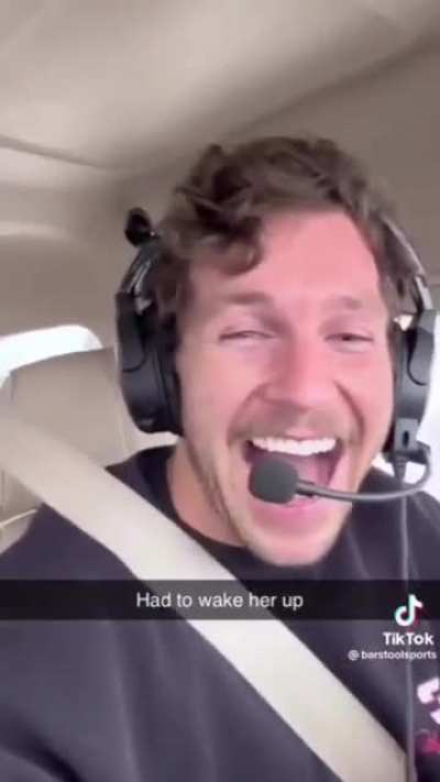 Had to wake her up