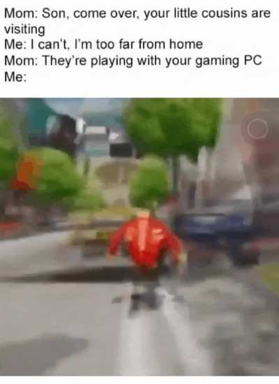 wait what im on my way