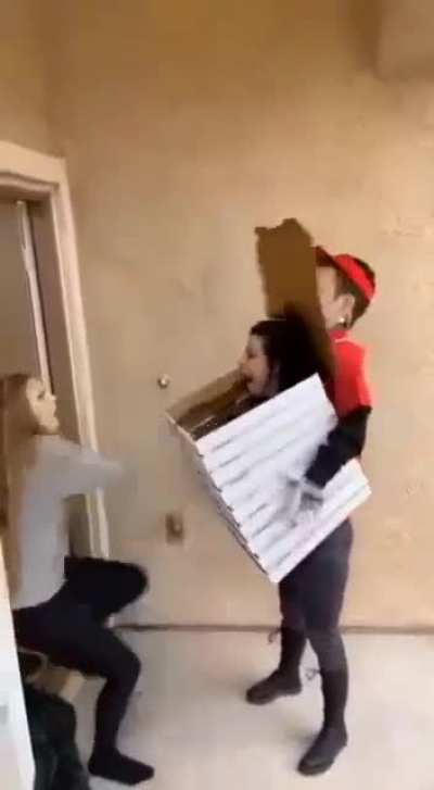 Pizza guy is struggling