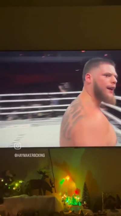 Hit him so hard that it altered reality.