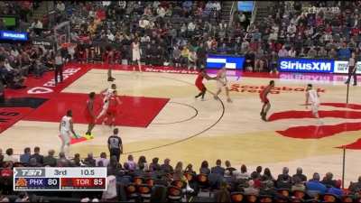 [Highlight] Scottie Barnes Erases Eric Gordon's Layup Attempt With a Commanding Block