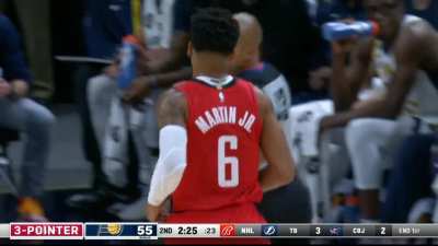 [Highlight] Rockets make 3 straight unanswered 3 pointers thanks to good defense, shooting from Jalen Green, KJ Martin and Sengun and playmaking from KPJ