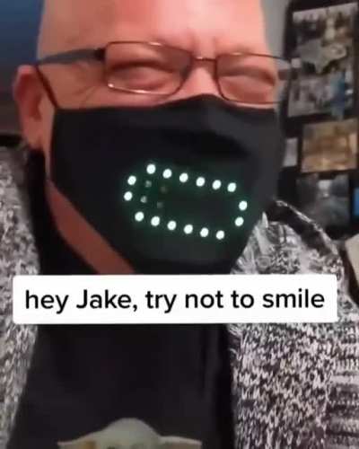 The Try Not To Smile Mask
