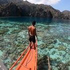 ? the beautiful waters of Palawan , Philippines