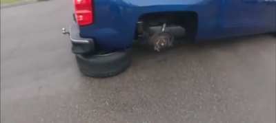 WCGW Trying to drift a truck like an idiot?