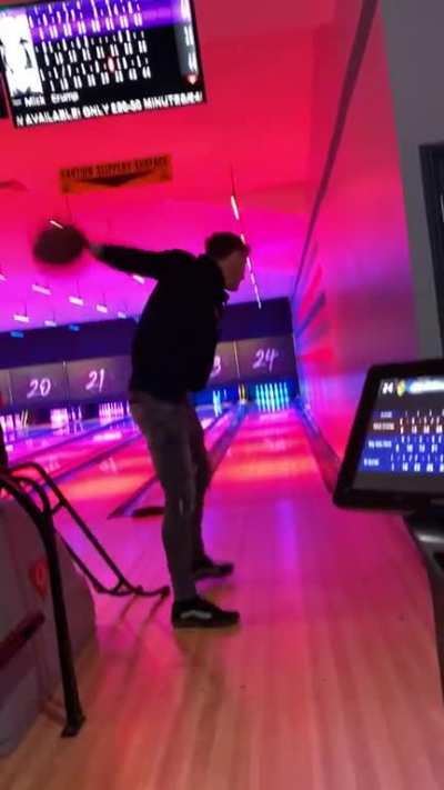 Bowling like this