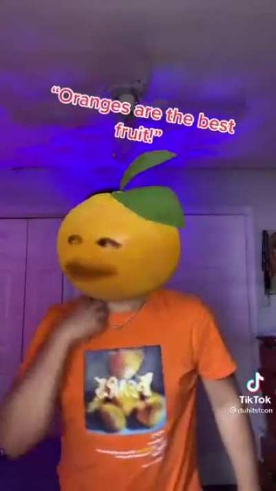 Omg guys he’s the annoying orange!!1!1!1