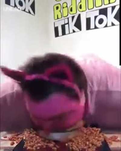 The piggy has an appetite for beans
