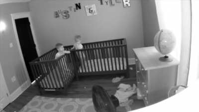 How my twins travel in a crib…(OC)