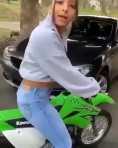 HMC while I ride this motorcycle