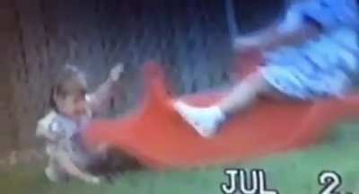 Knocked out cold by a teeter totter?